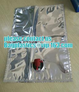 China Filling Aluminum Foil Laminated Clear Plastic Red Wine Pack Packaging Storage Bag In Box,Aluminum Leakproof Bag In Box F wholesale