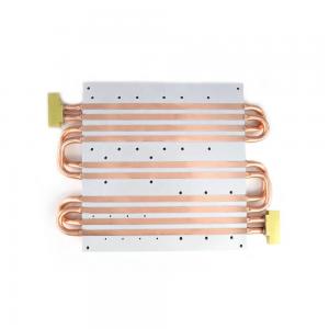 China Fluid Cooling Plate Aluminum Heat Pipe Cold Plate Full Buried Profile heat sink System wholesale