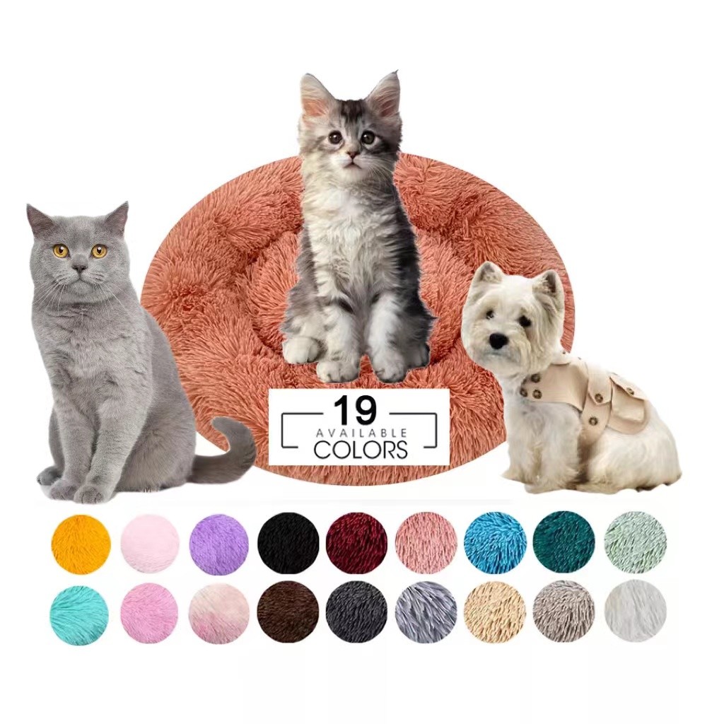 China Hot Selling Wholesale 50*55*4cm Washable Winter Warm And Furry Pet Bed With Memory Foam For Small Animal Pets Dog Cat wholesale
