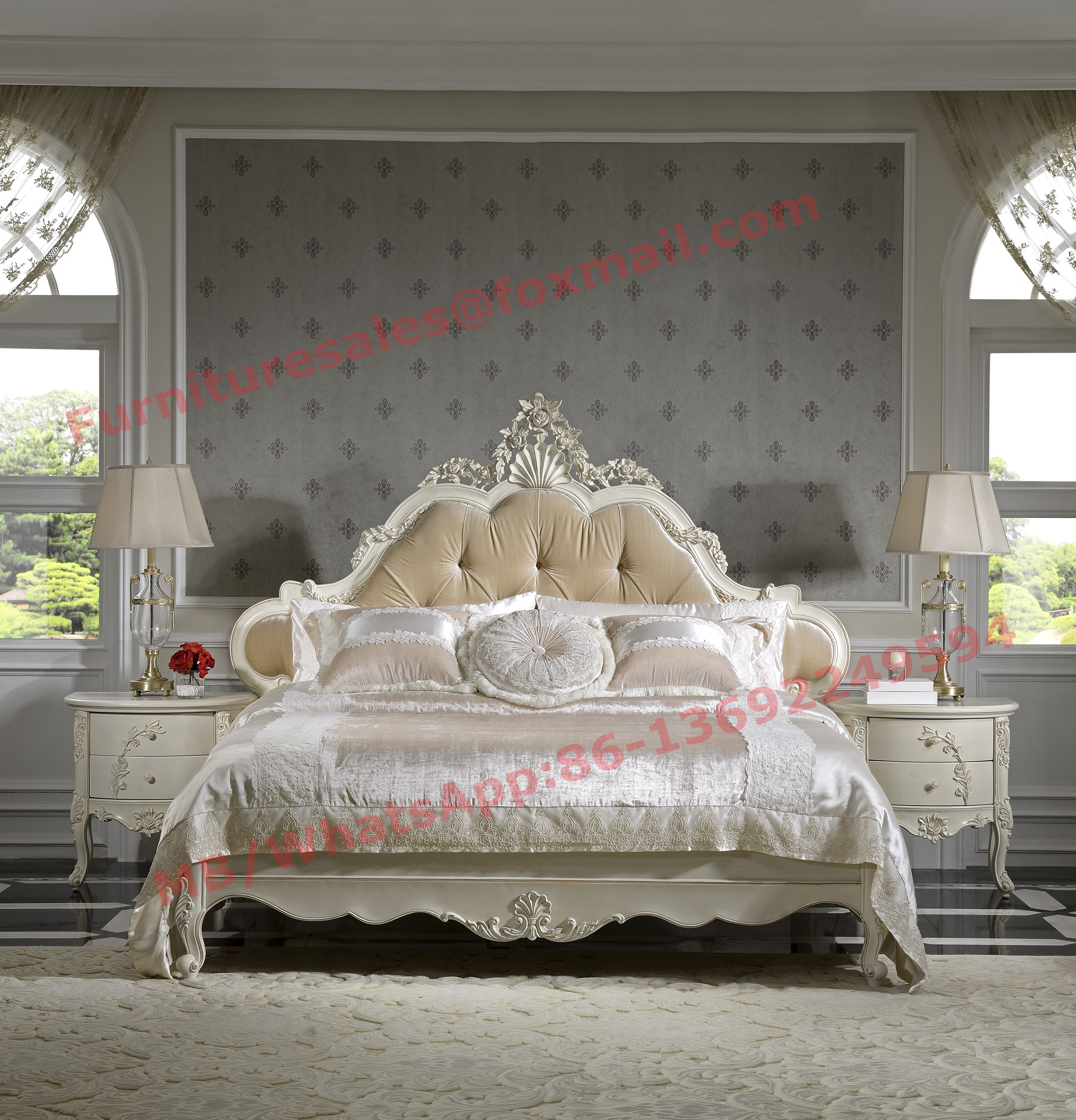 China China Factory Directly Sales Luxury Bedrooms Furniture set can be Custominzed wholesale
