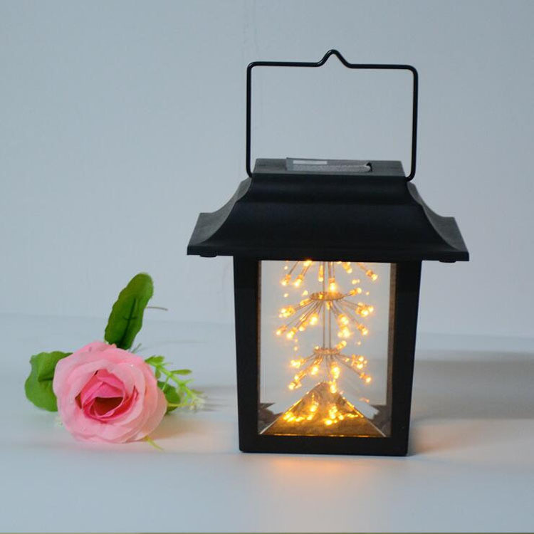 China Outdoor Garden Solar Powered LED Solar Candle Pendant Lamp  Solar Baby's breath Solar Hanging Lights wholesale