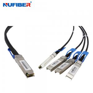 China Breakout 100G Qsfp28 To 4xSFP28 Direct Attach Cable With SFP Transceiver wholesale