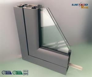 China Three Layers Aluminium Window Profiles Frame With Powder Coating AA6063 T5 wholesale