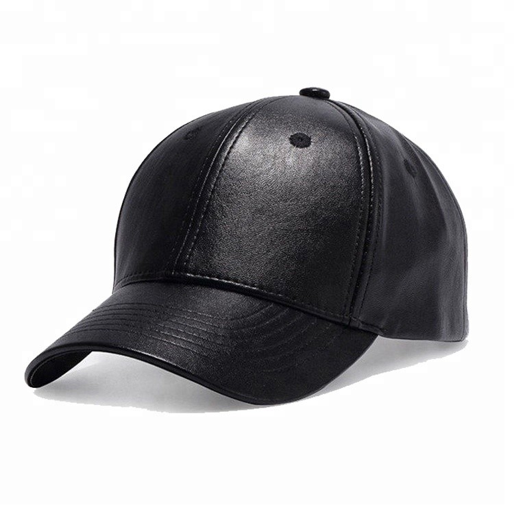 China Pu Leather Curved Sports Dad Hats Unisex Customized Size / Color / Design wholesale