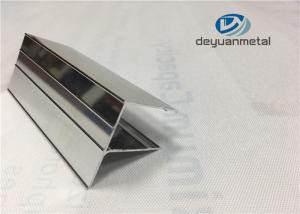 China 6463-T5 Bright Extruded Aluminium Profiles , Shower Room Aluminium Shower Trim wholesale