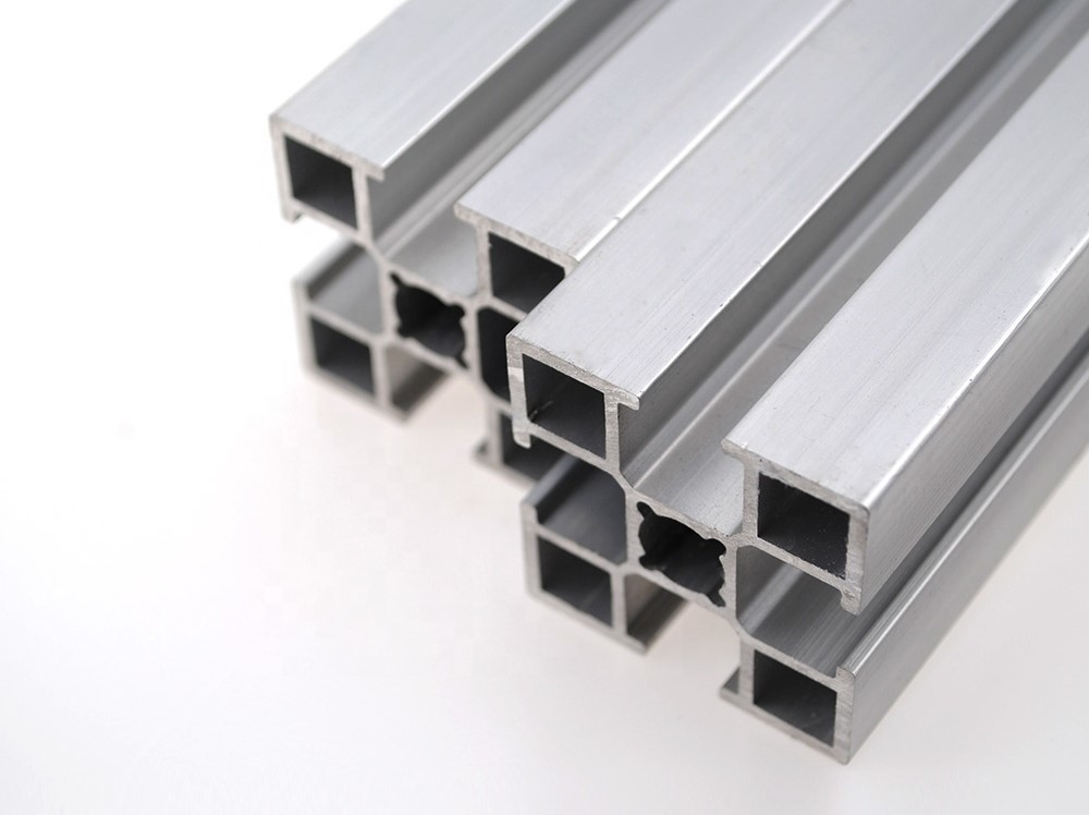 China T Slot Shaped Channel Aluminium T Track Extrusion Profile 40x40 Industrial Aluminium Extruded Section wholesale
