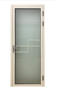China Fiberglass Flys Aluminium Swing Toilet Door , Bathroom Aluminium Sliding Doors wholesale