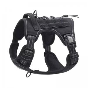China Wholesale Manufacture K9 Reflective Soft Adjustable Breathable Tactical Dog Harness For Pet wholesale