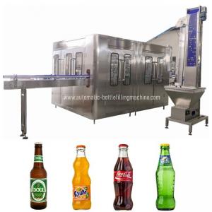 China PLC Control Carbonated  Filler Capper Machine For Energy Drink wholesale