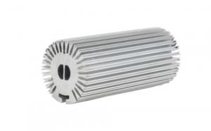 China Silvery Anodized Aluminum Heatsink Extrusion Profiles LED Heat Sink 6061 T5 wholesale