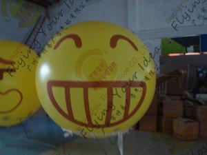 China Amazing Round Inflatable Advertising Balloon Attractive Smile Design wholesale