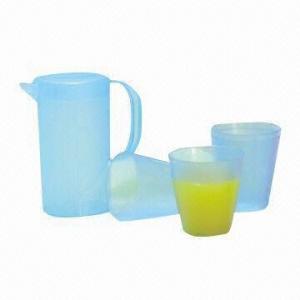 China Pitcher/Water Jug, Made of Plastic, Customized Logos and Designs are Accepted wholesale