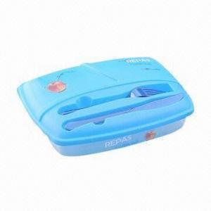 China Lunch Box, Made of PP, FDA/EN 71 Certified, Available in Various Sizes and Colors, BPA-free wholesale