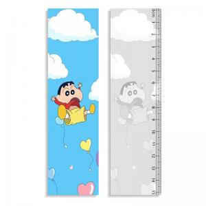 China 0.9mm PET + 157g Paper 3D Lenticular Ruler Customized Shape Anime Pattern wholesale