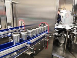 China 330ml  Juice Beverage Can Filling Machine  Automatic Can Filler Seamer Line wholesale