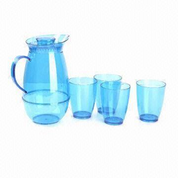 China Water Jug, Suitable for Promotional Gifts, Customized Logos/Designs are Accepted, Made of Plastic wholesale