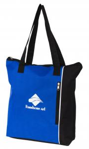 China promotional shopping tote bags with one color logo printed-HAS14061 wholesale