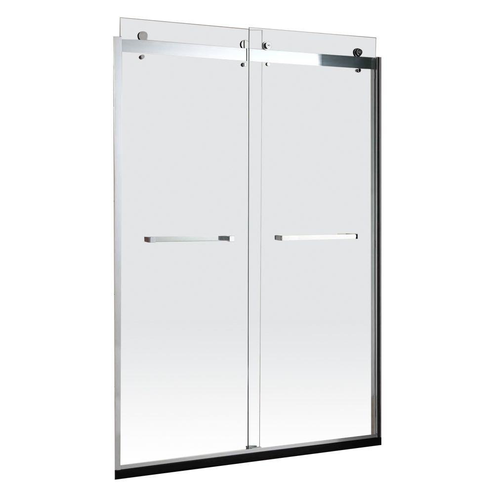China Collision Avoidance Design Aluminum Bathroom Doors Frosted Glass ISO9001 wholesale