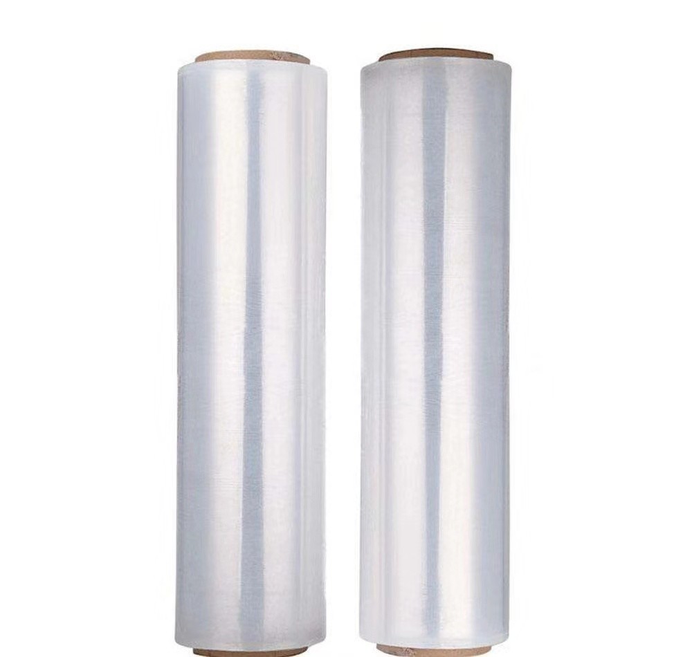China 20 mic clear LLDPE strech Pallet shrink wrap stretch film wholesale