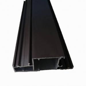 China 6063 Aluminium Extruded Profiles System For Casement Window Door Brown Silver Color wholesale