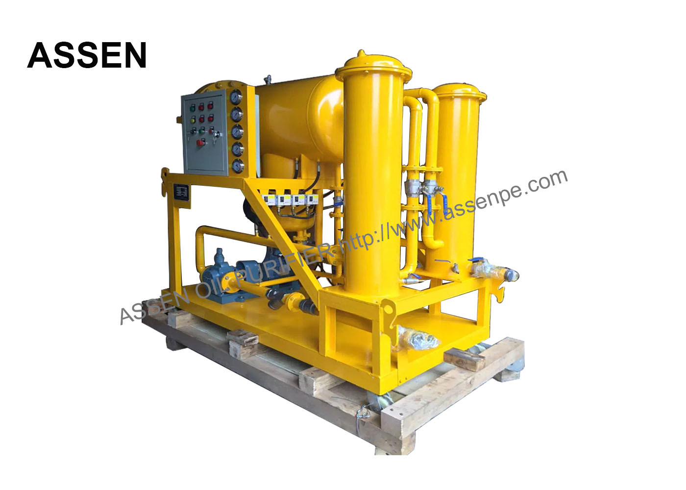 China Portable Coalescence separation Oil Purifier,Water Oil Separator System Machine wholesale
