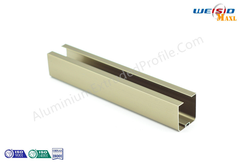China Industrial 6063 T5 Bronze Anodized Aluminium Profile , Aluminium Window Frame wholesale