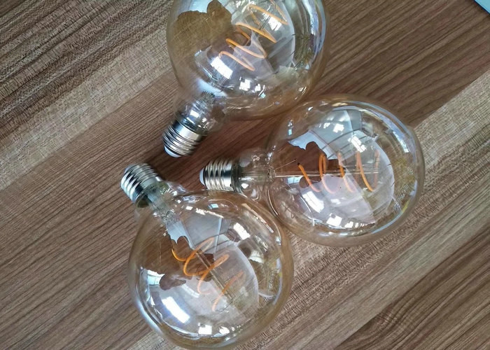 China G125 8w Led Filament Bulb Triac Dimmable 100lm / W Avoiding Short Circuit wholesale