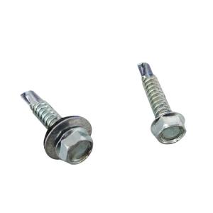 China C-1022 Steel Self Drilling Concrete Screws Hex Flange Head  With EPDM Washer wholesale