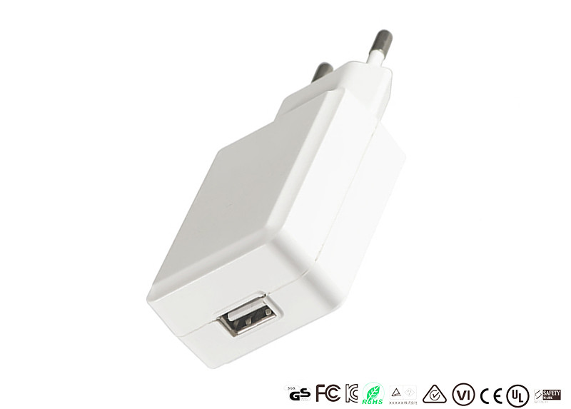 China White Color EU Plug Medical Power Adapter 5 Volt 1 ampere For Medical Applicances wholesale