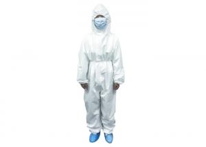 China White Anti Virus 60gsm Disposable Protective Clothing wholesale