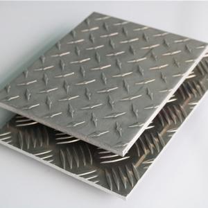 China Double Diamond Aluminum Sliver Mesh Sheet Black Aluminum Diamond Plate Sheets wholesale