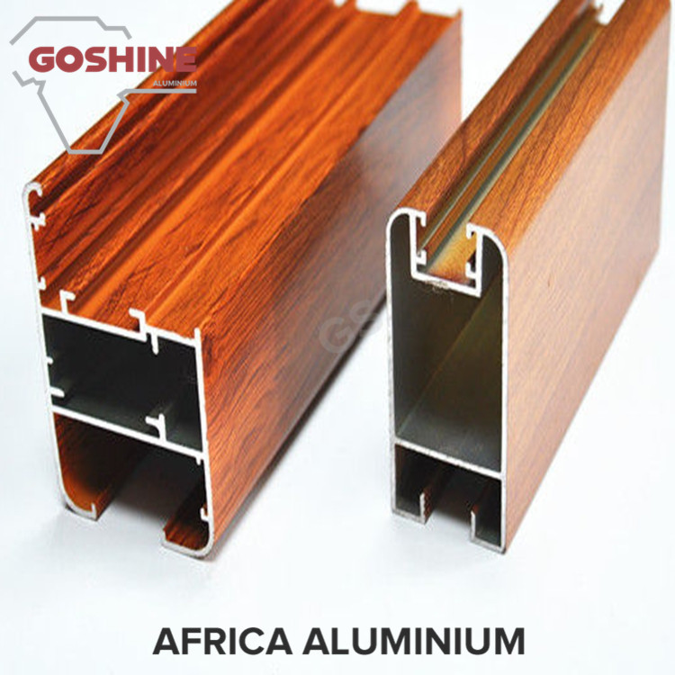 Buy cheap Wood Grain Powder Coating Aluminium Profiles Length Customized For Building from wholesalers