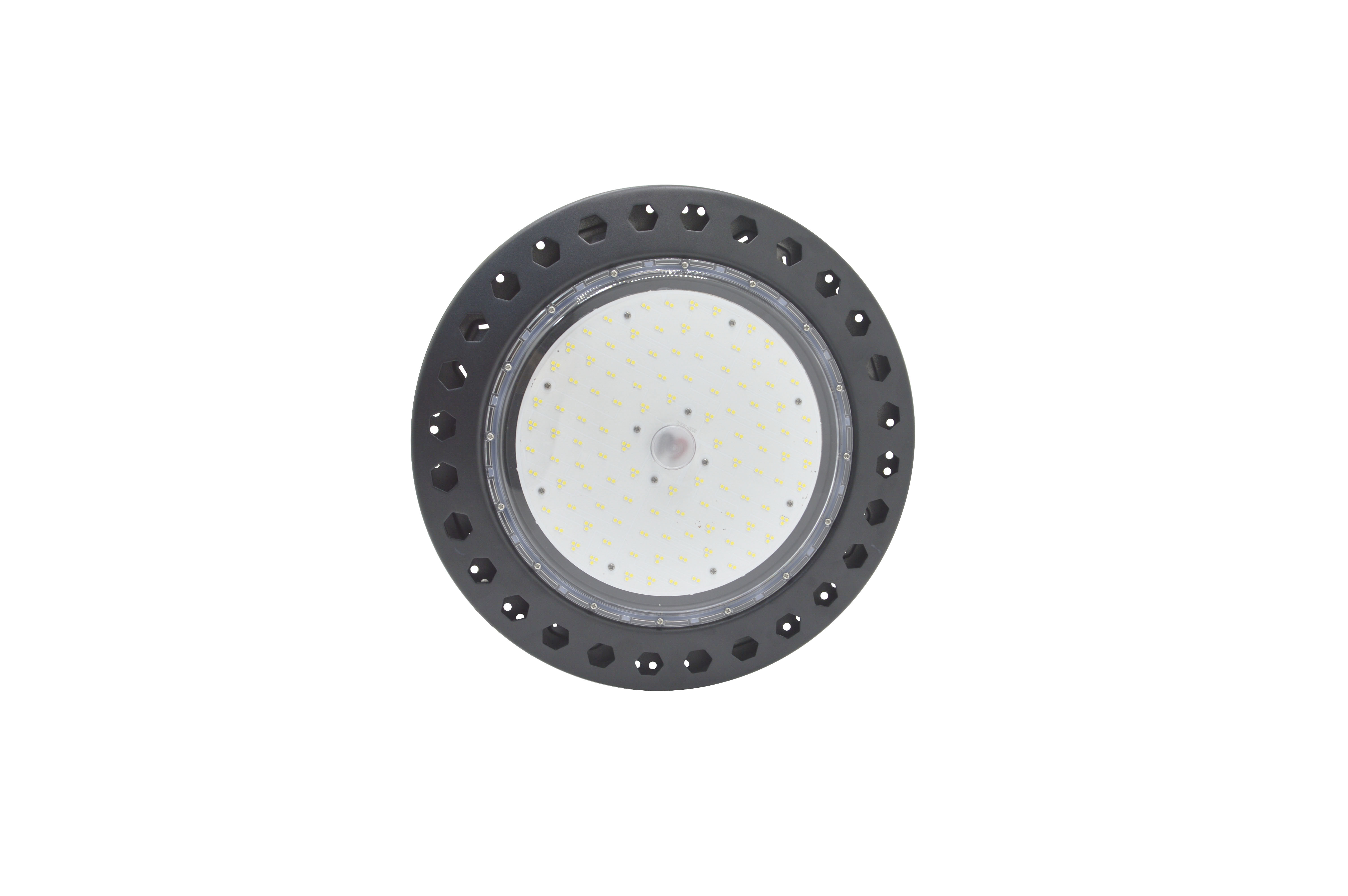 China Round High Bay LED Lights Aluminum Black Silver IP65 CE Compliant / LED High Bay 150W wholesale