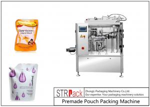 China Laundry Detergent Liquid Soap Doypack Standup Pouch Packing Filling Sealing Packing Machine for Liquid Product wholesale