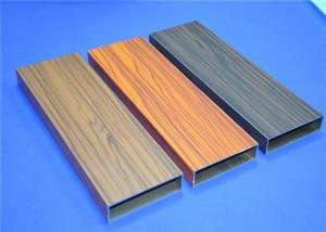 China 60 - 80U Wood Grain Aluminium Profile , Aluminum Window And Door Frame Profile wholesale