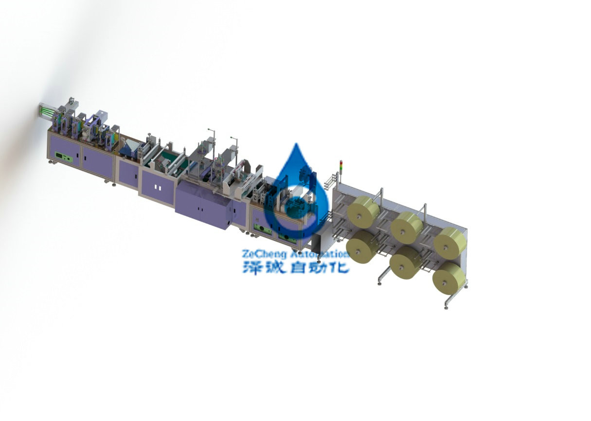 China Auto Battery Production Line Folding Mask Machine PLC Automatic Control wholesale