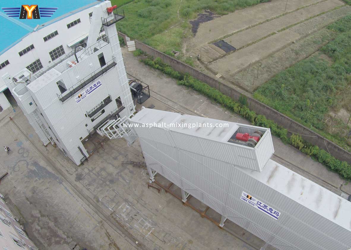 China LB4000 320TPH Mixing Tower Mobile Asphalt Drum Mix Plant Airport Runway wholesale