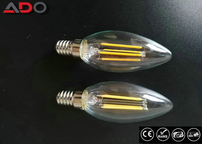 China Milky Glass Led Candle Light Bulbs C35 Eco Friendly For Amusement Park wholesale