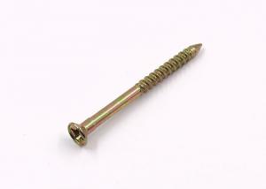 China Pozidrive Flat Cap Head Nails Screw Mild Steel Material Used With Plastic Anchors wholesale