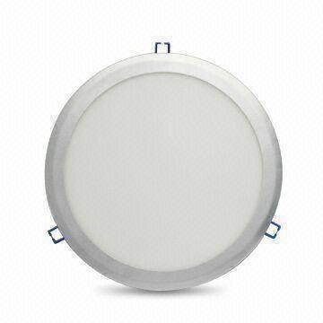 China Round LED Panel Light with 17W and 100 to 240V AC/50 to 60Hz Input Voltage wholesale
