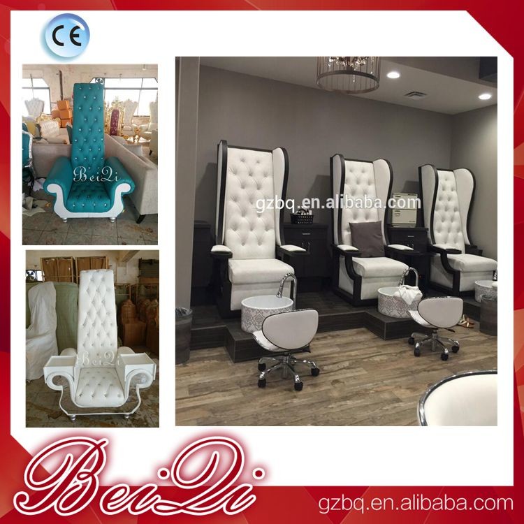China High Back Throne Chair King Pedicure Chairs Used Nail Salon Furniture Queen Pedicure Spa Chair wholesale