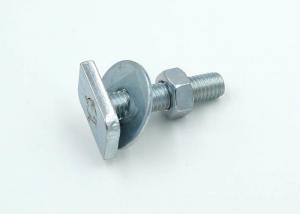 Galavanized Mild Steel Square Head Bolts with Hex Nuts and Flat Washers