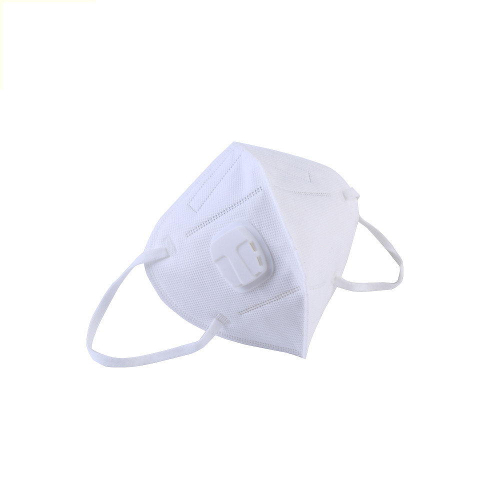 China 5 Ply Disposable Valved Dust Mask , Lightweight Size Foldable N95 Mask wholesale