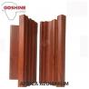 Buy cheap 1.4 Thickness Flat Wood Finish Aluminium Profiles Strong Impact Resistance from wholesalers