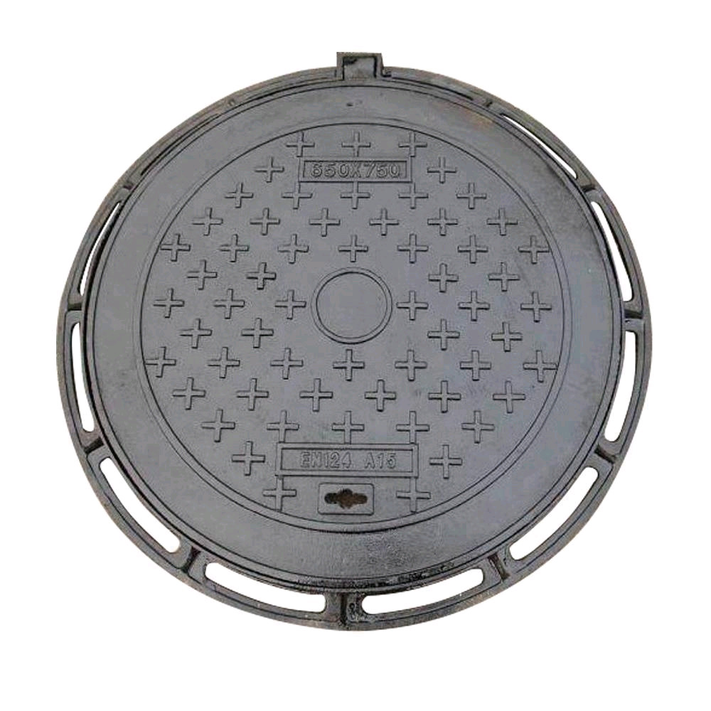 China Durable Ductile Round Cast Iron Manhole Cover For Road Construction wholesale