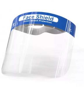 China Transparent Full Face Antistatic Plastic Face Shield Visor wholesale