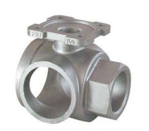 China Hydraulic Part Stainless Steel Casting Valve Part Pipe Fitting Joints Coupling Acid Washing wholesale