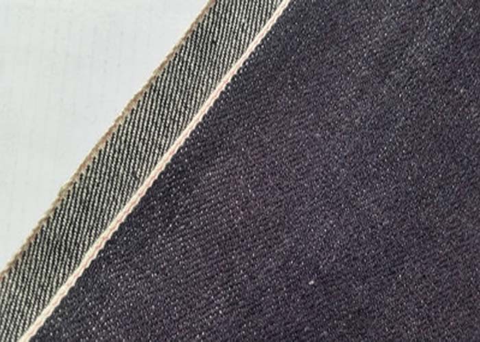 China 32 Inches Cotton Black Denim Fabric , Lady Dresses Colored Denim Fabric wholesale