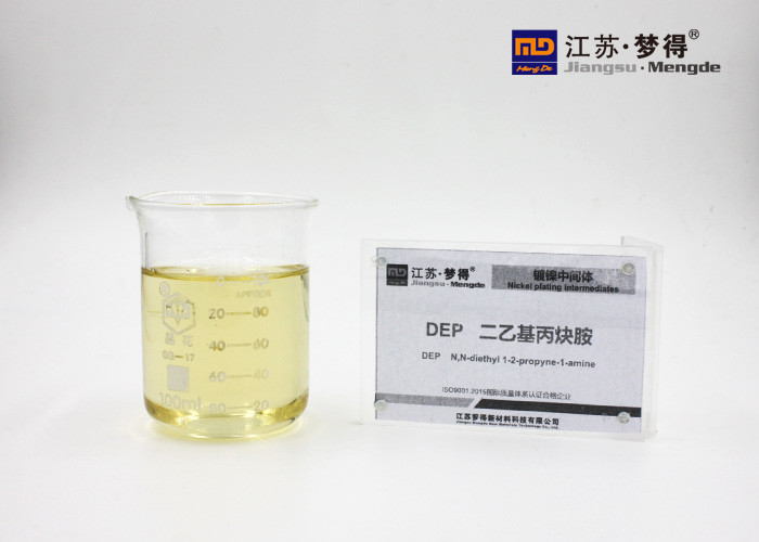 China DEP Nickel Plating Solution , Insoluble In Water Nickel Electroplating Brightener wholesale
