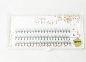 China 4 Cases 8/10/12/13 Mm Individual Flare False Eyelashes 10 Hairs / Cluster False Eyelashes wholesale